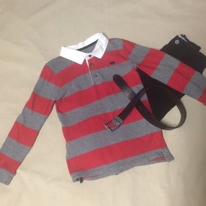Striped long-sleeve t-shirt